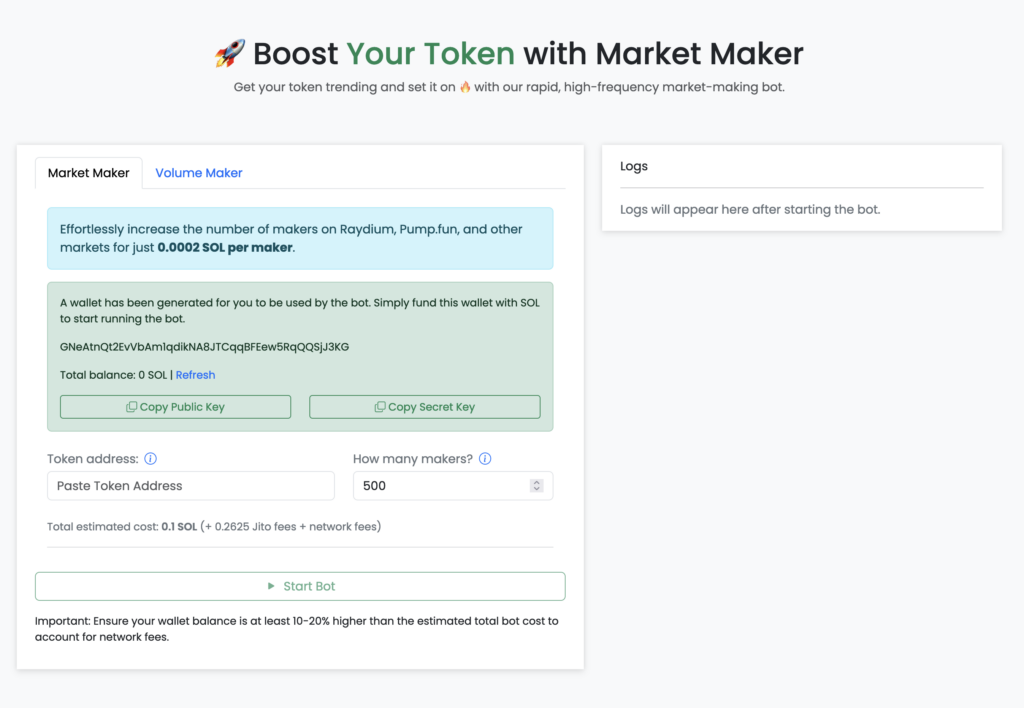 Solana Market Maker